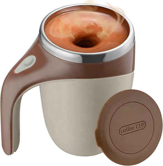 380mL Self Stirring Mug with Lid